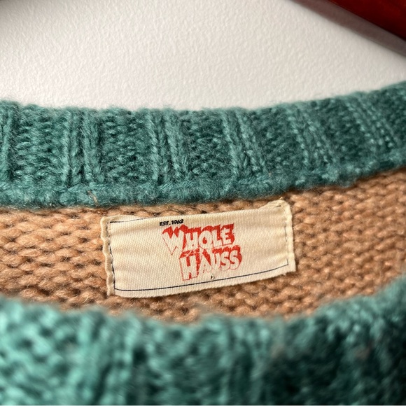 WHOLE HAUSS Vintage Smurfs Pullover Knit Sweater - Picture 5 of 11